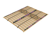Ergo Multi Slatted Bed Base 140x200 cm – 84 Birch Slats, Adjustable Lumbar