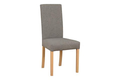 Campel Upholstered Dining Chair – Sonoma Oak Frame, Opium 85 Grey Fabric