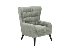 Casey Quilted Armchair – High Back, Sinuous Spring & Hardwood Legs
