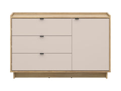 Dalva Chest of Drawers – Mauvella Oak / Uni Cashmere