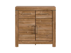 Gent Hallway Chest of Drawers — 2 Doors, 4 Shelves, 2 Drawers & Soft-Close, Stirling Oak