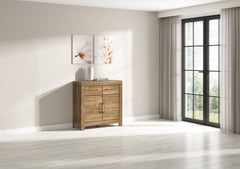 Gent Hallway Chest of Drawers — 2 Doors, 4 Shelves, 2 Drawers & Soft-Close, Stirling Oak