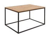 Aroz Coffee Table 100 | Artisan Oak | Loft Style | Metal Frame | 100×69×53 cm