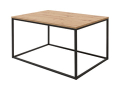 Aroz Coffee Table 100 | Artisan Oak | Loft Style | Metal Frame | 100×69×53 cm