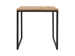 Aroz Side Table 40 | Artisan Oak | Square | Metal Frame | 40×40×40 cm | Loft Style