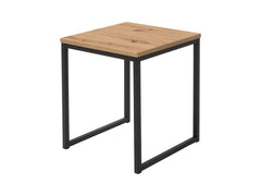 Aroz Side Table 40 | Artisan Oak | Square | Metal Frame | 40×40×40 cm | Loft Style