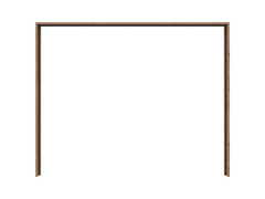 Forn Wardrobe Surround Frame (Passe-Partout) – Trim Kit for Forn 270 Wardrobe | Dark Delano Oak | 280.5×223.5 cm