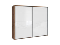 Forn Wardrobe Surround Frame (Passe-Partout) – Trim Kit for Forn 270 Wardrobe | Dark Delano Oak | 280.5×223.5 cm