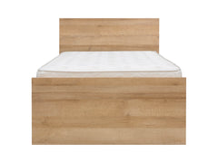 Balder Single Bed 90×200 cm – Tall Headboard, Optional Drawer | Kids & Teen | Riviera Oak