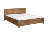 Gent Bed Frame 180x200 cm – Stirling Oak | Classic Style | Tall Headboard | Mattress Not Included