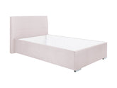 Cosala III Upholstered Bed 120×200 cm – Tall Smooth Headboard, Choice of Fabric | Frame & Mattress Optional