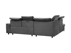 Aragon Corner Sofa Bed 270×230 cm – Adjustable Headrests & Seat, Sleep Function, Bedding Storage