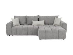 Chill Me Corner Sofa Bed with Storage – DL Mechanism | 135×242 cm Sleeping Surface | Finn Fabric
