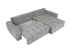 Chill Me Corner Sofa Bed with Storage – DL Mechanism | 135×242 cm Sleeping Surface | Finn Fabric