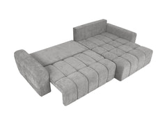 Chill Me Corner Sofa Bed with Storage – DL Mechanism | 135×242 cm Sleeping Surface | Finn Fabric