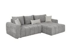 Chill Me Corner Sofa Bed with Storage – DL Mechanism | 135×242 cm Sleeping Surface | Finn Fabric