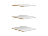 Brando Wardrobe Shelves – Set of 3 | Textile | 43.1×48 cm | Accessory for Brando 2 & Brando 3 Wardrobe