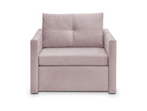 Bunio Compact Sofa Bed 1-Seater – Modoo 2307, No Wall Pull Required, Upholstered Back, Bonnell Springs