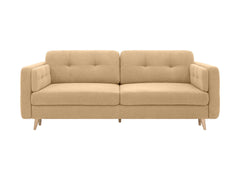 Cornet 3-Seater Sofa Bed 225x109 cm with Storage – Lotus Honey