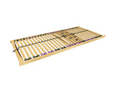 Ergo Flex Slatted Bed Base 80x200 cm – Adjustable Lumbar, 28 Birch Slats
