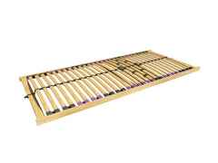 Ergo Flex Slatted Bed Base 80x200 cm – Adjustable Lumbar, 28 Birch Slats