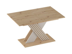 Brevas Extendable Dining Table 130–175 cm – Artisan Oak & Cashmere