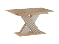 Brevas Extendable Dining Table 130–175 cm – Artisan Oak & Cashmere