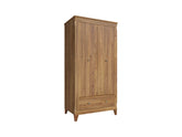 Bergen 2-Door Wardrobe – Golden Sibiu Larch, 102 cm