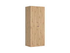 Flex Double Door Wardrobe 100cm – Artisan Oak, 7 Shelves & 3 Drawers