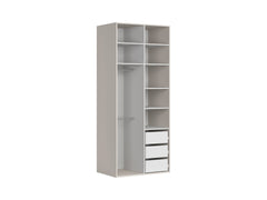 Double-door wardrobe Flex 100 cm cashmere