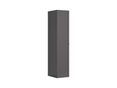 Flex Wardrobe 50 — Slim 1-Door with Hanging Rail & Shelves, Graphite