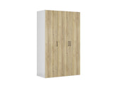 Flex — Modular Wardrobe Set 150 cm | White & Mauvella Oak | 3 Drawers