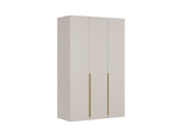 Flex Modular Wardrobe 150 cm – Uni Cashmere / Brushed Gold Handles