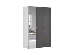 Flex — 3-Door Wardrobe 150 cm with Mirror & Drawers