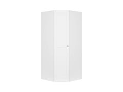 Flex Corner Wardrobe 103cm – White, LED Sensor Light & 6 Shelves