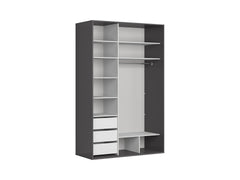 Flex — Sliding Door Wardrobe 150 cm with Mirror