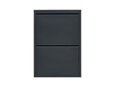 Fly 2K Shoe Cabinet – Anthracite | Compact Metal Hallway Storage