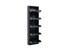 Fly 5K — Tall Metal Shoe Cabinet | 5 Compartments | Anthracite | 50 × 169.5 cm