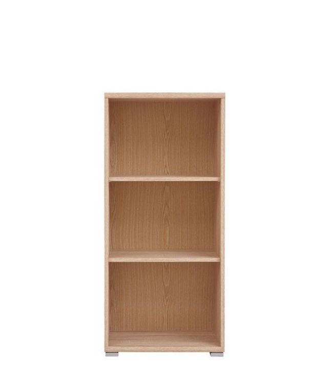 BRW Office Bookcase | 2 Adjustable Shelves | Sonoma Oak | 52.5x114x35cm | Open Display
