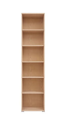 BRW Office Tall Slim Bookcase 52.5 cm – Sonoma Oak, 5 Shelves, 221 cm, Modular System