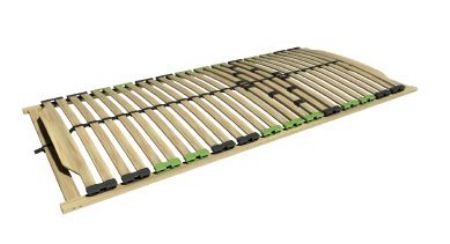 Ergo Comfort Slatted Base 140×200 cm – 56 Birch Slats, Lumbar Firmness Adjustment & 140 kg Load | Self-Assembly