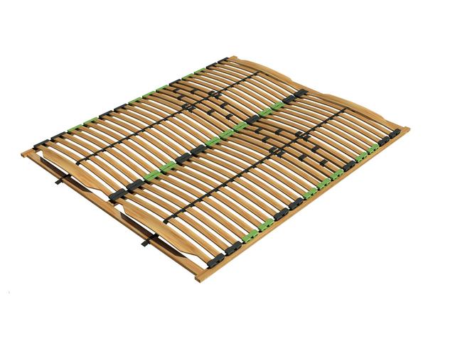 Ergo Comfort Slatted Base 140×200 cm – 56 Birch Slats, Lumbar Firmness Adjustment & 140 kg Load | Self-Assembly