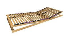Ergo Lift Adjustable Slatted Bed Base 90x200cm — 28 Birch Slats, Lumbar Zone Firmness Adjustment & Adjustable Head/Foot
