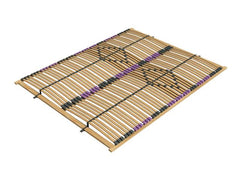 Ergo Multi Slatted Bed Base 140x200 cm – 84 Birch Slats, Adjustable Lumbar