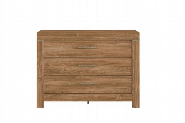 Gent Chest of Drawers 115 cm – 3 Drawers, Stirling Oak