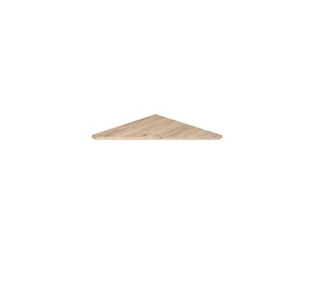 Executive Desk Connector | Right-Angle Extension | Light Sanremo Oak | 69.5x69.5cm