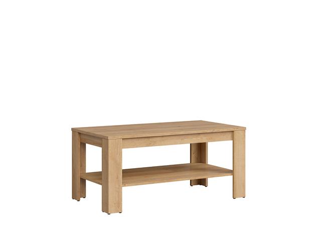 Bistro Coffee Table 110 cm – Riviera Oak / Sonoma Oak | Lower Shelf