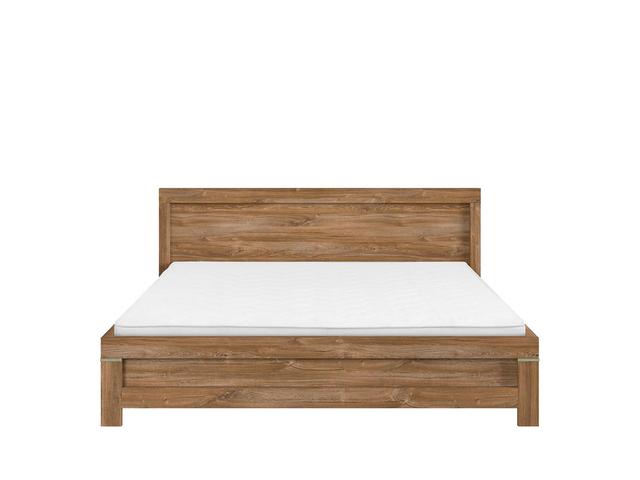 Gent Bed Frame 180x200 cm – Stirling Oak | Classic Style | Tall Headboard | Mattress Not Included