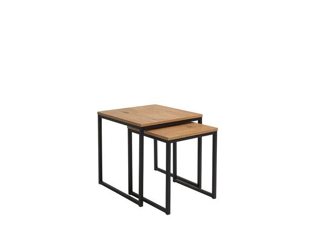Aroz — Set of 2 Nesting Coffee Tables | 40 & 50 cm | Lancelot Oak