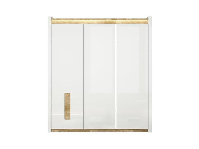 Alameda — 3-Door Wardrobe with Drawers